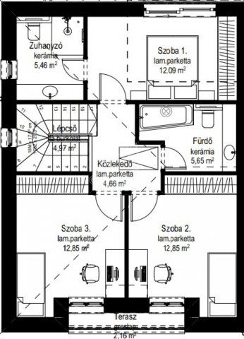 Eladó ikerház, Budapesten, X. kerületben 169 M Ft, 4 szobás