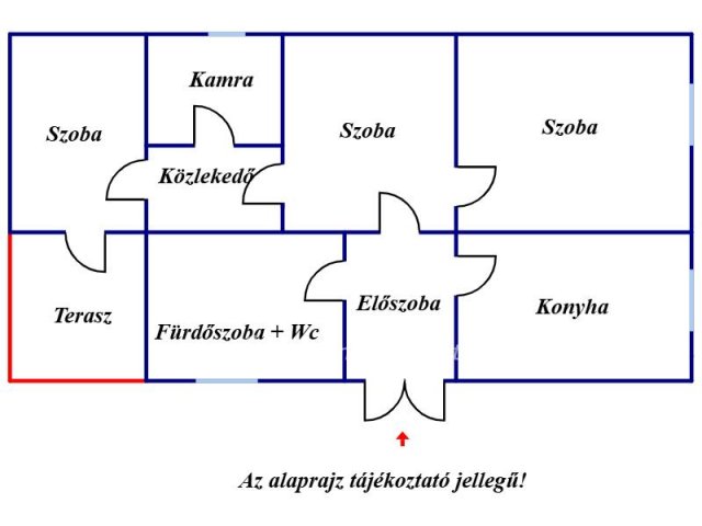 Eladó családi ház, Kunszentmártonban 15.5 M Ft, 2+1 szobás
