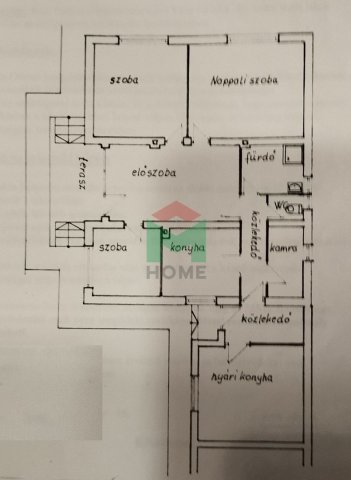 Eladó családi ház, Vésén 26.5 M Ft, 2+2 szobás