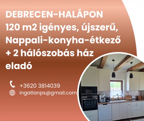 Eladó családi ház, Debrecenben 79.9 M Ft, 2 szobás