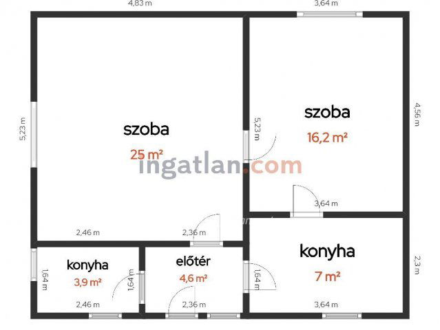 Eladó családi ház, Tiszakécskén 14.9 M Ft, 2 szobás