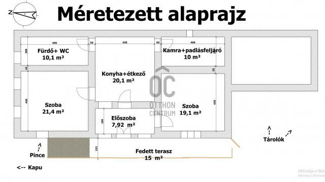 Eladó családi ház, Nagyvisnyón 8.5 M Ft, 2 szobás