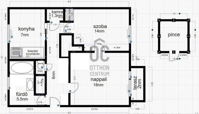 Eladó téglalakás, Budapesten, XI. kerületben 75 M Ft, 2 szobás