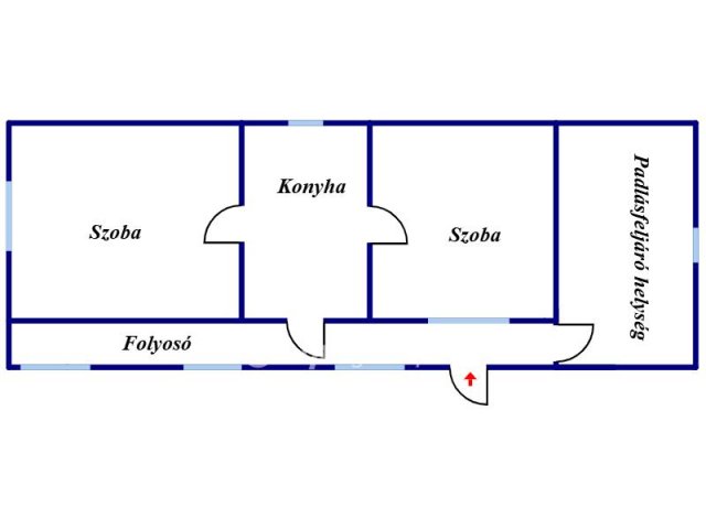 Eladó családi ház, Bedőn 10.9 M Ft, 1 szobás