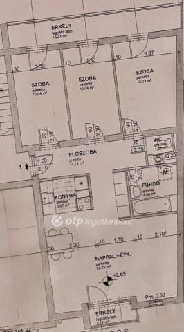 Eladó téglalakás, Nyíregyházán 77.9 M Ft, 3 szobás