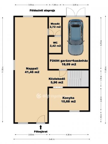 Eladó családi ház, Püspökladányban 67 M Ft, 4 szobás