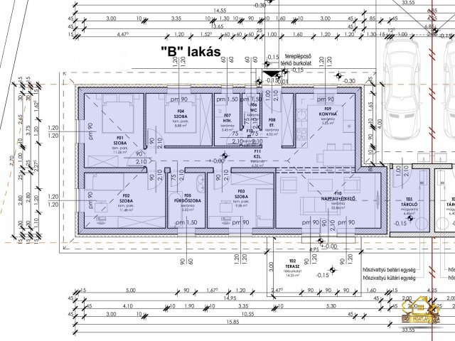 Eladó ikerház, Kiskunlacházán 72.9 M Ft, 5 szobás