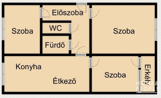 Eladó téglalakás, Szegeden 64.49 M Ft, 3 szobás