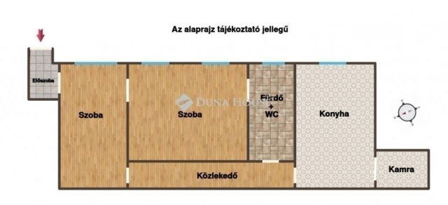 Eladó téglalakás, Budapesten, VI. kerületben 94.9 M Ft, 2 szobás