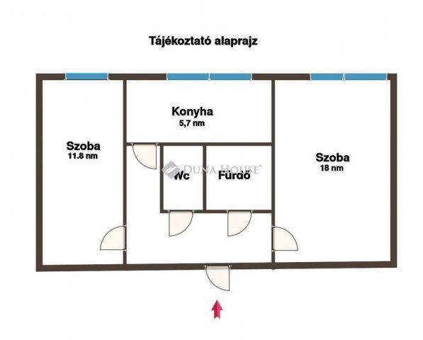 Eladó panellakás, Dunaújvárosban 32.5 M Ft, 2 szobás
