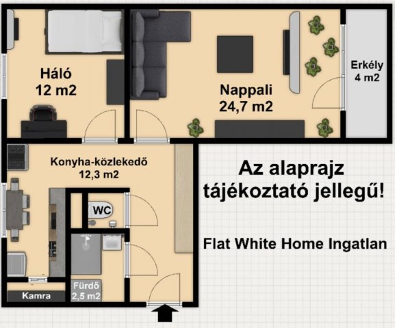 Eladó panellakás, Szegeden, Becsei utcában 54 M Ft, 2 szobás