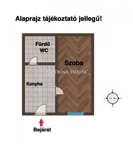 Eladó téglalakás, Budapesten, V. kerületben 59.9 M Ft, 1 szobás