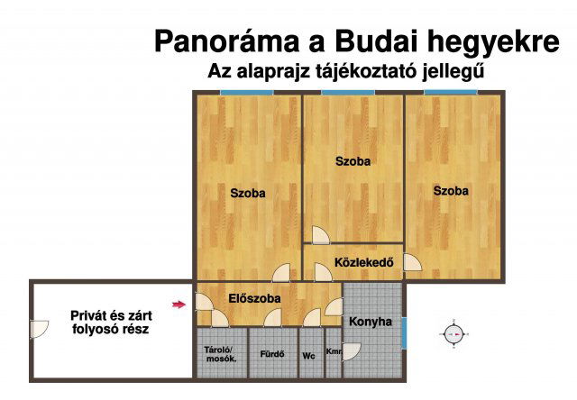 Eladó panellakás, Budapesten, III. kerületben 85 M Ft, 3 szobás