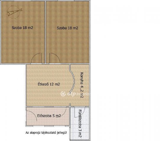 Eladó téglalakás, Budapesten, XX. kerületben 58 M Ft, 2 szobás