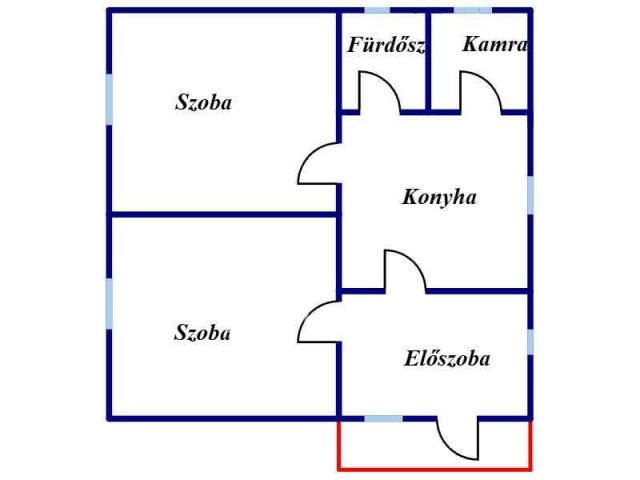 Eladó családi ház, Berettyóújfaluban 39.9 M Ft, 2 szobás