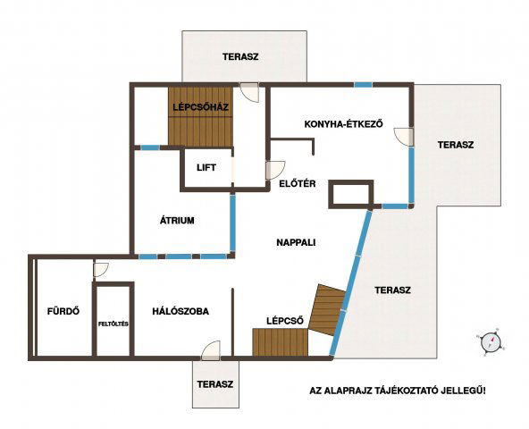 Eladó téglalakás, Budapesten, II. kerületben 205 M Ft, 3 szobás