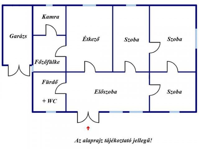 Eladó családi ház, Kunszentmártonban 7.6 M Ft, 2+1 szobás