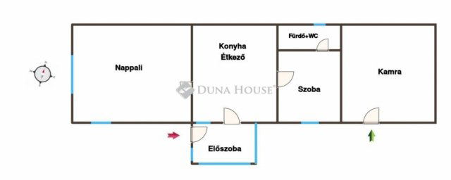 Eladó családi ház, Borsodgeszten 10.5 M Ft, 2 szobás