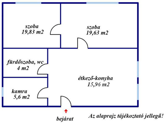 Eladó családi ház, Mélykúton 8.9 M Ft, 2 szobás