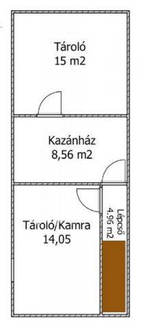 Eladó családi ház, Bakson 80 M Ft, 3+3 szobás