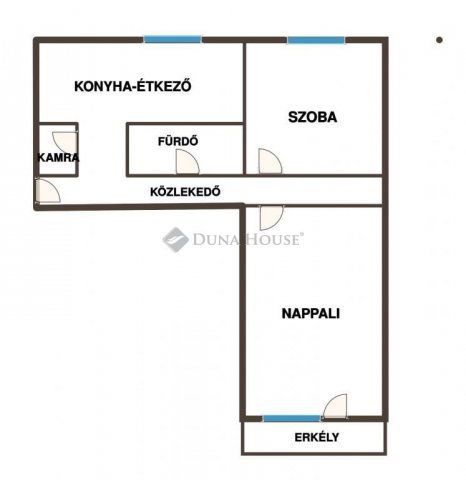 Eladó téglalakás, Komlón, Május 1. utcában 20.99 M Ft