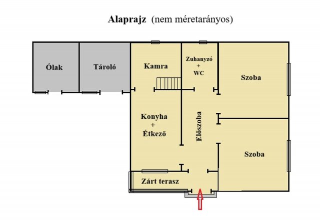 Eladó családi ház, Nyirádon 29.8 M Ft, 2 szobás