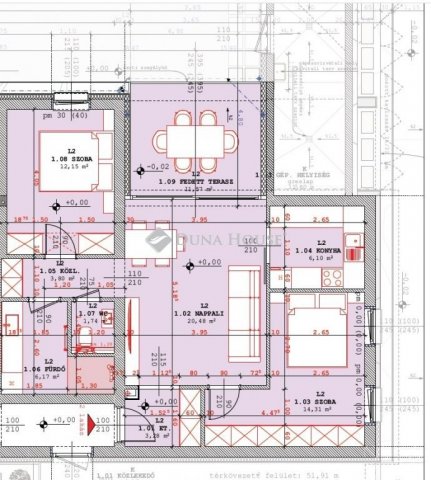 Eladó téglalakás, Kozármislenyen 79.99 M Ft, 3 szobás