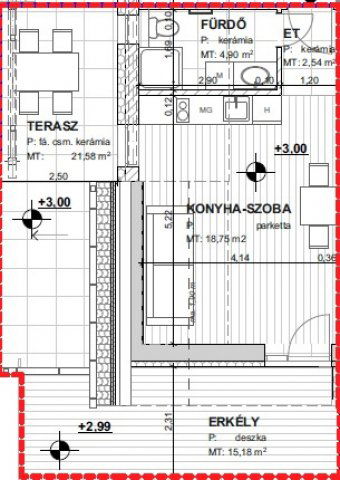 Eladó téglalakás, Siófokon 48.5 M Ft, 1 szobás