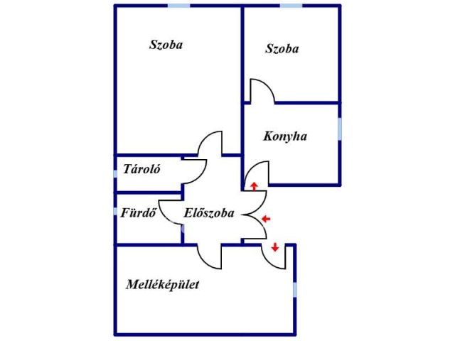 Eladó családi ház, Gyöngyöshalászon 12.8 M Ft, 3 szobás