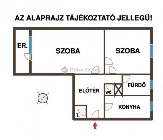 Eladó téglalakás, Budapesten, X. kerületben 59.9 M Ft, 2 szobás