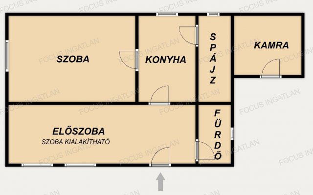 Eladó családi ház, Szelevényen 12.9 M Ft, 1 szobás