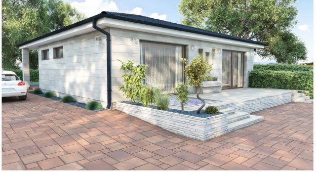 Eladó családi ház, Bakson 95 M Ft, 4 szobás