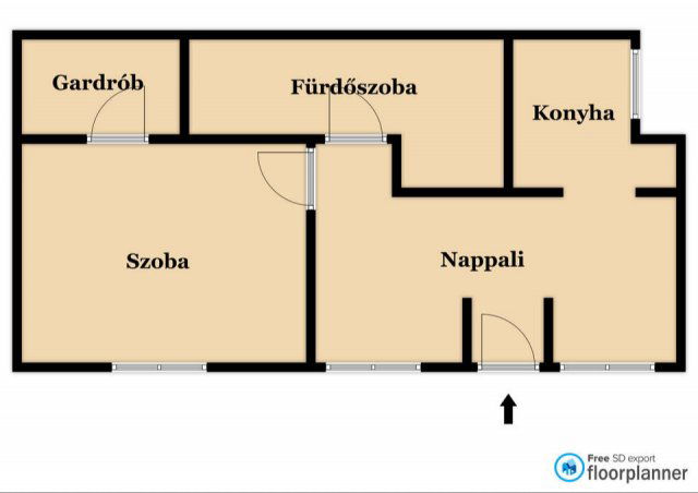 Eladó téglalakás, Budapesten, V. kerületben 89 M Ft, 1+1 szobás