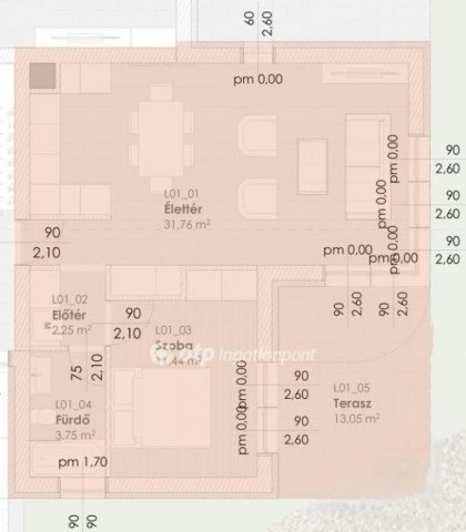 Eladó téglalakás, Balatonalmádiban 89.148 M Ft, 2 szobás