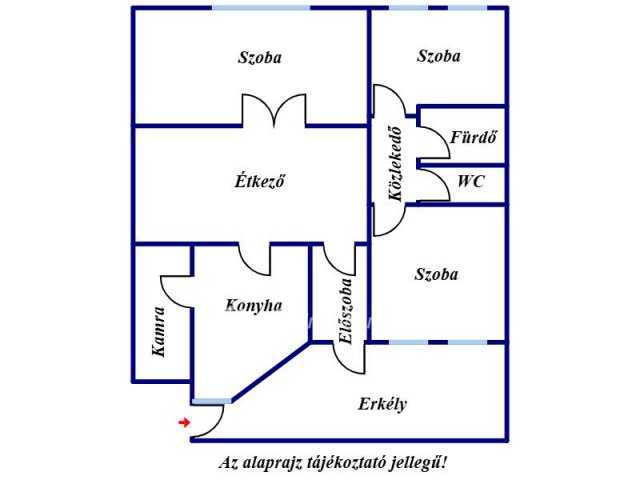 Eladó téglalakás, Szegeden 98 M Ft, 3 szobás