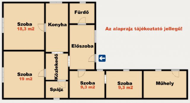 Eladó családi ház, Kiskunhalason 19.9 M Ft, 4 szobás