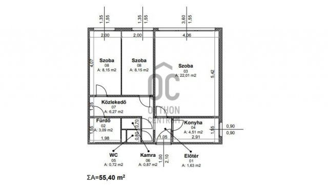 Eladó panellakás, Budapesten, IV. kerületben 63.9 M Ft, 3 szobás