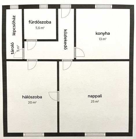 Eladó családi ház, Debrecenben 79.9 M Ft, 2 szobás