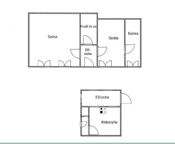 Eladó téglalakás, Mezőhegyesen 7.8 M Ft, 2 szobás
