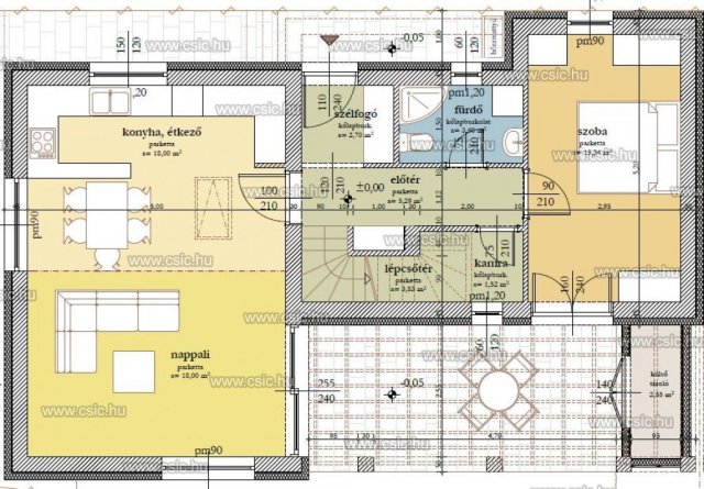 Eladó ikerház, Tahitótfalun 109 M Ft, 4 szobás