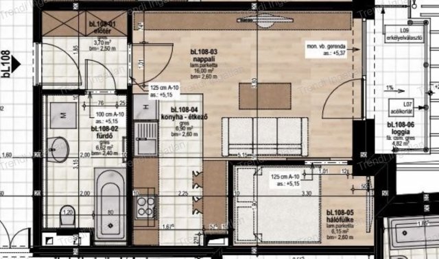Eladó téglalakás, Veszprémben 47.49 M Ft, 1+1 szobás