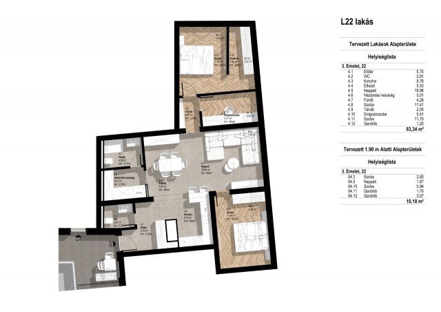 Eladó téglalakás, Budapesten, VI. kerületben, Jókai utcában