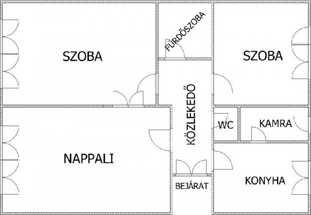 Eladó téglalakás, Egerben 59.5 M Ft, 3 szobás