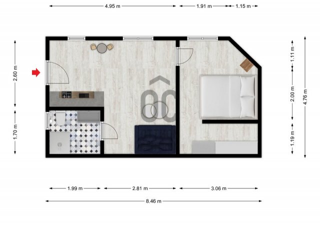 Eladó téglalakás, Budapesten, V. kerületben, Irányi utcában