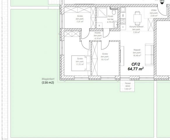 Eladó téglalakás, Mendén 60.9 M Ft, 2+2 szobás