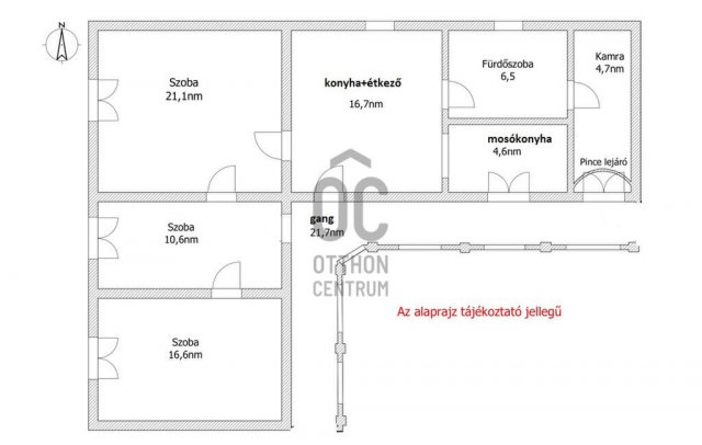 Eladó családi ház, Tiszaroffon 16.5 M Ft, 3 szobás