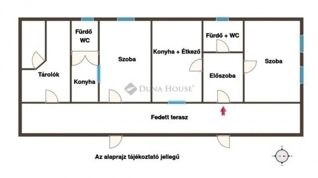Eladó családi ház, Kókán 39.99 M Ft, 2 szobás