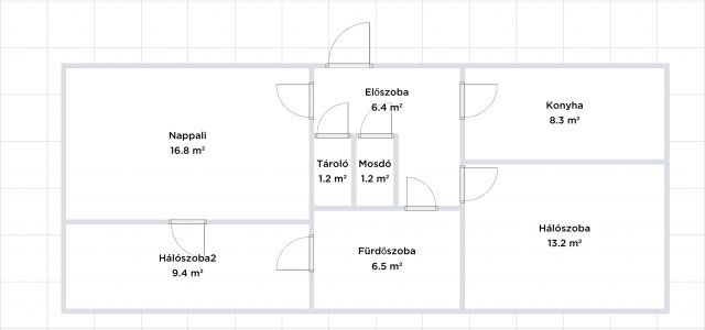 Eladó téglalakás, Budapesten, I. kerületben 119.9 M Ft, 3 szobás