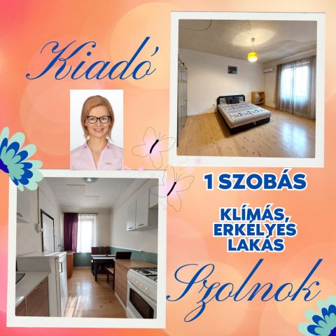 Kiadó téglalakás, albérlet, Szolnokon 120 E Ft / hó, 1 szobás