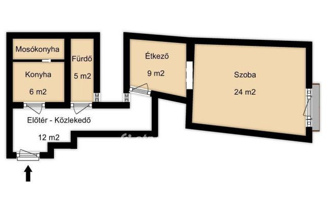 Eladó téglalakás, Budapesten, VIII. kerületben 59.99 M Ft